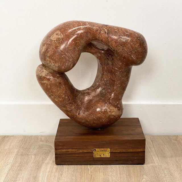 Circa 1950 South East Asian Stone Figural Sculpture For Sale - Image 4 of 10