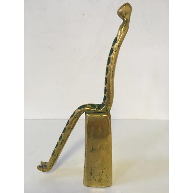 Postmodern Annie Lambert, Postmodern Abstract Sculpture, 1985, Bronze For Sale - Image 3 of 16