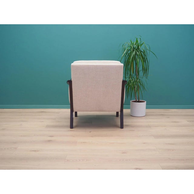 Danish Beige Armchair, 1970s For Sale - Image 6 of 16