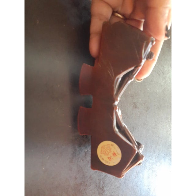 RARE EXQUISITE Antique Chinese Soushan Stoneware Lucky Gourds 6" Figurine. It's made of shoushan stone which is kind of...