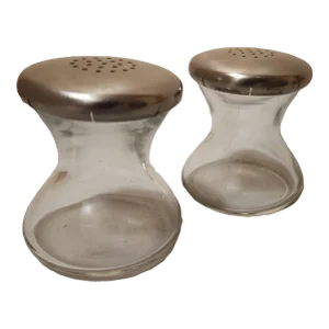 Mid Century Modern William Wagenfeld German Bahaus Salt & Pepper Shakers