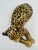 Ceramic Mid 20th Century Hollywood Regency Glazed Terracotta Italian Leopard or Cheetah Statue Figurine Reclining For Sale - Image 7 of 11