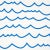 Contemporary Sample - Schumacher Waves Wallpaper in Blue For Sale - Image 3 of 4