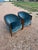 1940s French Art Deco Barrel Back Club Chairs - A Pair For Sale - Image 6 of 12