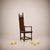 Early Medieval Carved Wooden Armchair, France, 1900s For Sale - Image 5 of 11