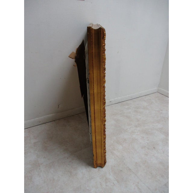 Antique Italian Gold Gilt Carved Portrait Frame Oil Painting Antique For Sale - Image 12 of 12
