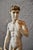 A reproduction of Michelangelo's famous David, this statuette is made of molded plaster with a beautiful finish that...