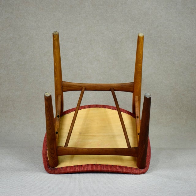 Model 217 Dining Chairs by Knud Færch for Slagelse Møbelværk, Denmark, 1950s, Set of 6 For Sale - Image 9 of 12
