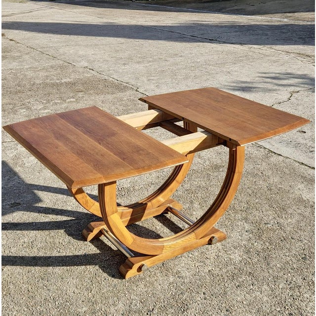 Antique Art Deco French Extendable Dining Table, 1920s For Sale - Image 16 of 18