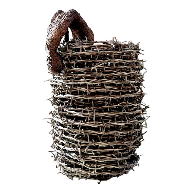 The Escape Sculpture, Late 20th Century, Barbed Wire and Bronze For Sale
