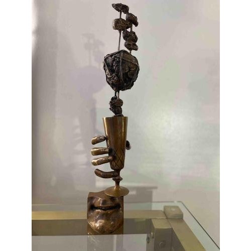 Bronze Sculpture by Novello Finotti, 1980s For Sale - Image 11 of 15