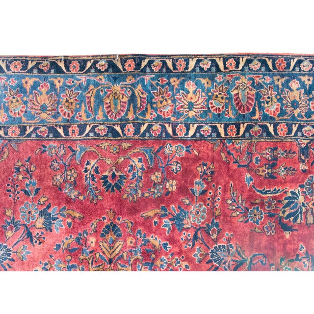 Early 20th Century Persian Kashan Rug For Sale - Image 4 of 17