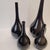 Black Vases in Glazed Ceramic, France, 1990s, Set of 4 For Sale - Image 9 of 18