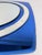Vintage Italian Space Age Wall Mirror in Cobalt Blue Beveled and Mirrored Glass, 1970s For Sale - Image 10 of 13