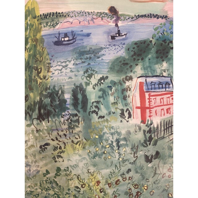 1950s French National Railway Company Poster by Raoul Dufy, Normandy, 1952 For Sale - Image 5 of 9