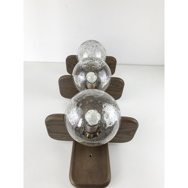 Vintage Three-Glass Globe Wall Light from Kaiser Leuchten, 1960s For Sale - Image 13 of 18