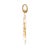 Early 21st Century Chantecler Capri 18k Large Logo Piazzetta Charm For Sale - Image 5 of 9