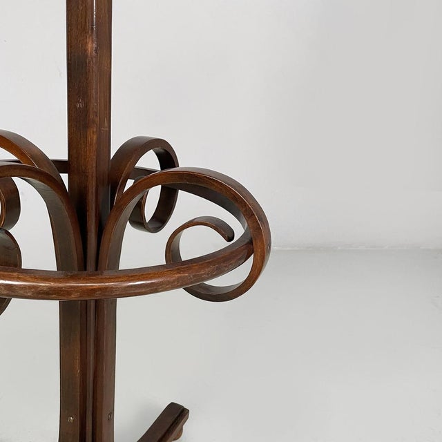 Austrian Floor Coat Rack in Wood, 1940s For Sale - Image 10 of 18
