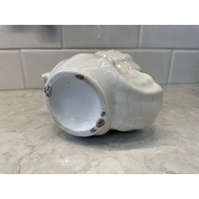 Mid 20th Century Mid 20th Century Vintage Shell-Form Scuttle or Shaving Mug For Sale - Image 5 of 12