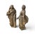 This impressive pair of 18th century German stone statues depicts elegantly rendered female figures, showcasing the...