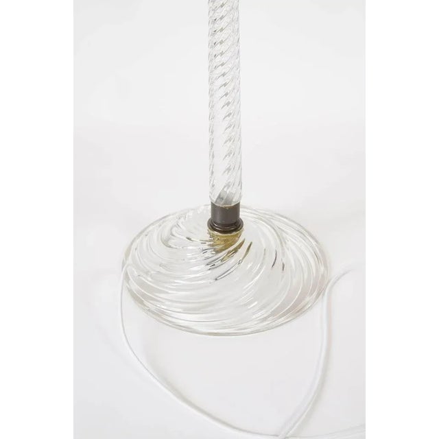 Large Murano Glass Floor Lamp by Carlo Scarpa for Venini For Sale - Image 9 of 11