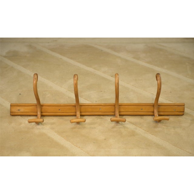 Bentwood Coat Rack with Four Hooks, 1930s For Sale - Image 3 of 5