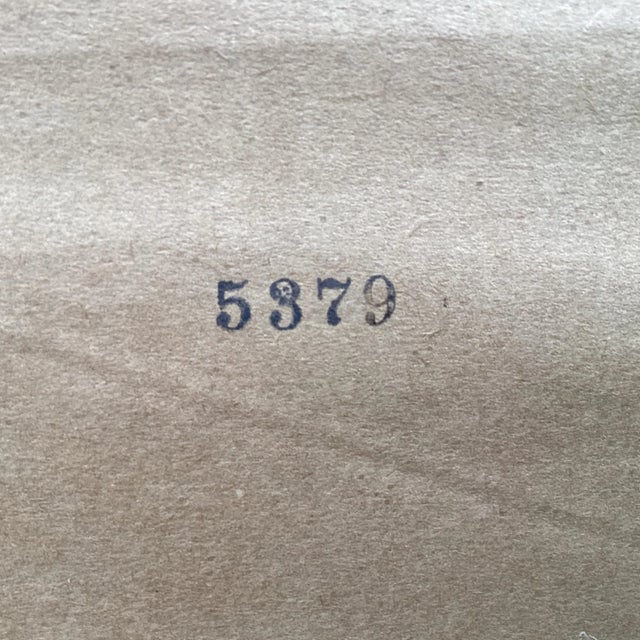 Mid 20th Century Huge Asian Inspired Etched Gold Wall Mirror For Sale - Image 12 of 13