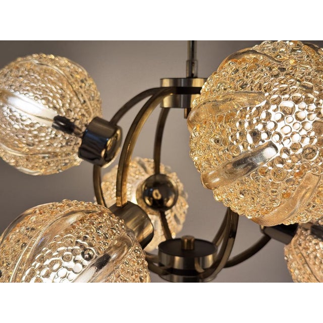 Space Age Brass Ceiling Lamp by Richard Essig, 1970s For Sale - Image 15 of 18