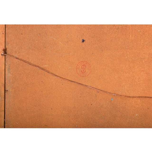 French Vintage Framed Painting of Pheasants For Sale - Image 11 of 12