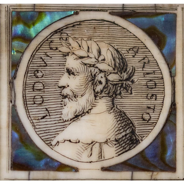 Black Neo-Renaissance Frame by Giovanni Battista Gatti, 1850s For Sale - Image 8 of 18