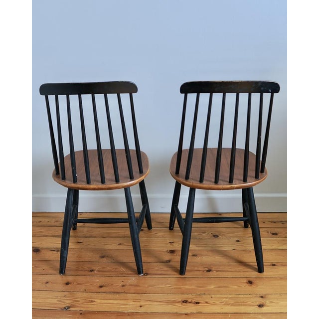 Set of Fanett Model Chairs by Tapiovaara, 1960s, Set of 2 For Sale - Image 10 of 18
