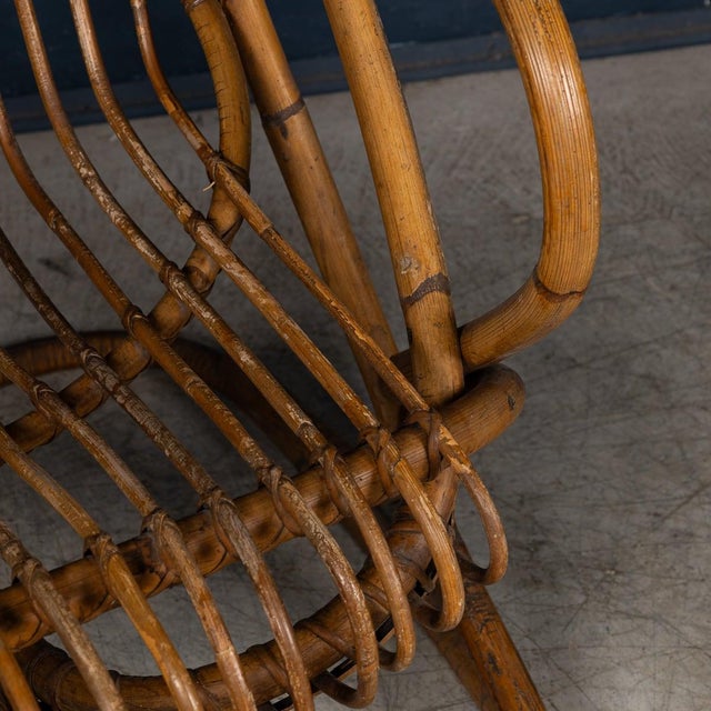 Set of Vintage Italian Wicker Armchairs by Tito Agnoli, 1960 For Sale - Image 13 of 18