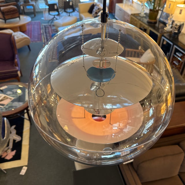 Verner Panton for VerPan Vp Globe Suspension Lamp For Sale In San Francisco - Image 6 of 12