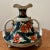 Japanese Antique Early Nippon Hand Made Porcelain Double Handle 3 Footed Hand Painted Vase For Sale - Image 3 of 13