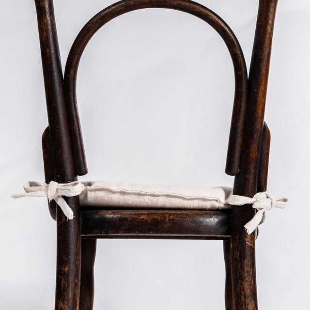 White Loose Chair Seat Cushion For Sale - Image 8 of 11