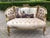 1970s French Louis XVI Tan Velvet Gilt Beech Settee For Sale - Image 14 of 17