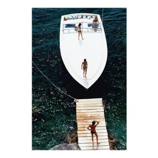 Slim Aarons, Speedboat Landing, 1967, C-Print For Sale