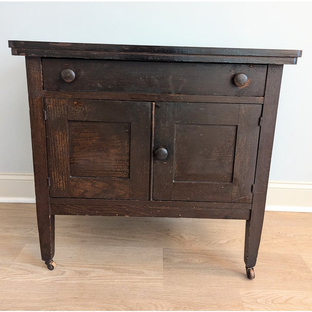 This cabinet is an early-to-mid 19th century primitive jelly cupboard, made in North Carolina, the furniture capital of...