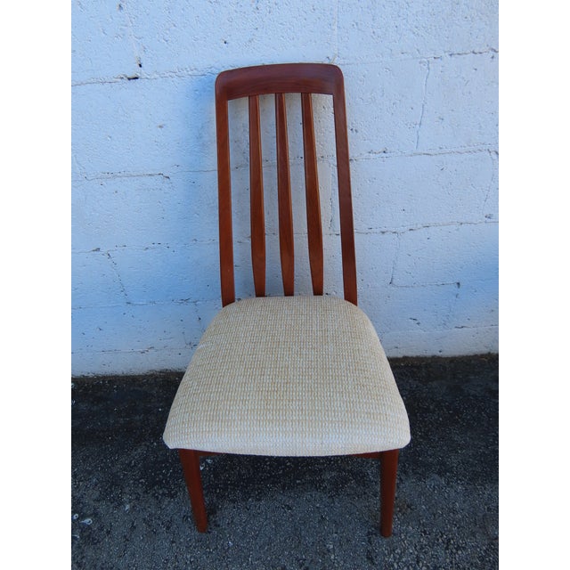 Wood Edvard Valentinsen Danish Modern Dining Table Six Svegard Chairs 2 Leaves 6311 For Sale - Image 7 of 18