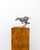 Metal Mid-Century Modernist Signed Deborah Gabris Greyhound Welded Brutalist Steel Sculpture For Sale - Image 7 of 12