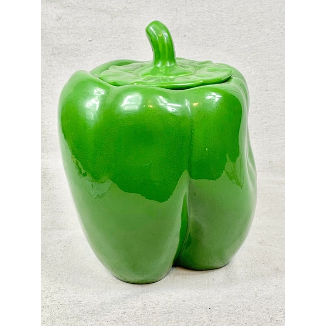 Vintage Large Bell Pepper Cookie Jar Chairish