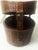 1930s Vintage Minature Mens Leather Hatbox For Sale - Image 5 of 7