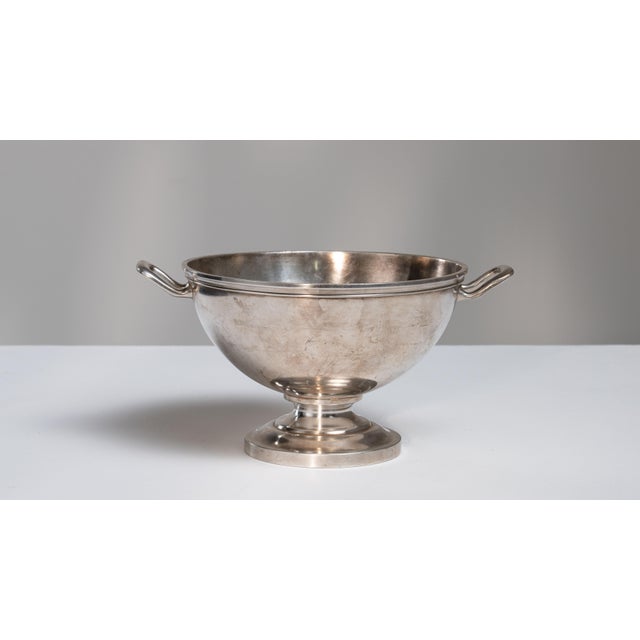 Mid 20th Century Belgium Silver Serving Bowl For Sale - Image 15 of 15