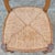 Wood Mid-20th Century Shell Carved Walnut French Country Ladder Back Rush Seat Chairs, a Pair For Sale - Image 7 of 13