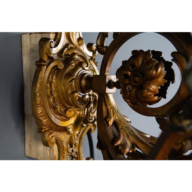 Vintage Bronze Wall Lamp For Sale - Image 9 of 18