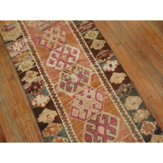 a Tribal Turkish mid 20th century Anatolian Runner Details rug no. r5117 size 2' 9" x 11' 10" (84 x 361 cm) rug type...