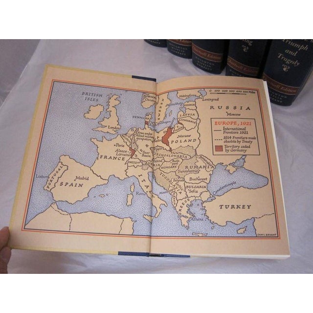 American "The Second World War, " Chartwell Edition by Winston Churchill For Sale - Image 3 of 10