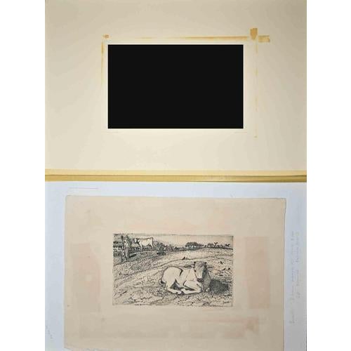 Etching on paper, state ii. Hand signed and titled in pencil. Good condition. Ref. A. Dragone, l'opera incisa di cino...