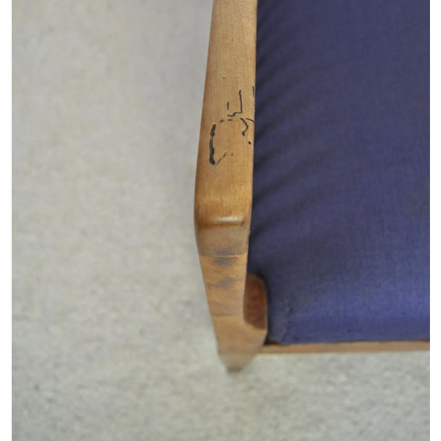 19th Century Danish Walnut Bergère Chair For Sale - Image 10 of 18