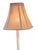 Hollywood Regency Vintage Hollywood Regency-Style Brass and Bronze Candlestick Table Lamps Featuring Ornate Leaf-Base Details For Sale - Image 3 of 3